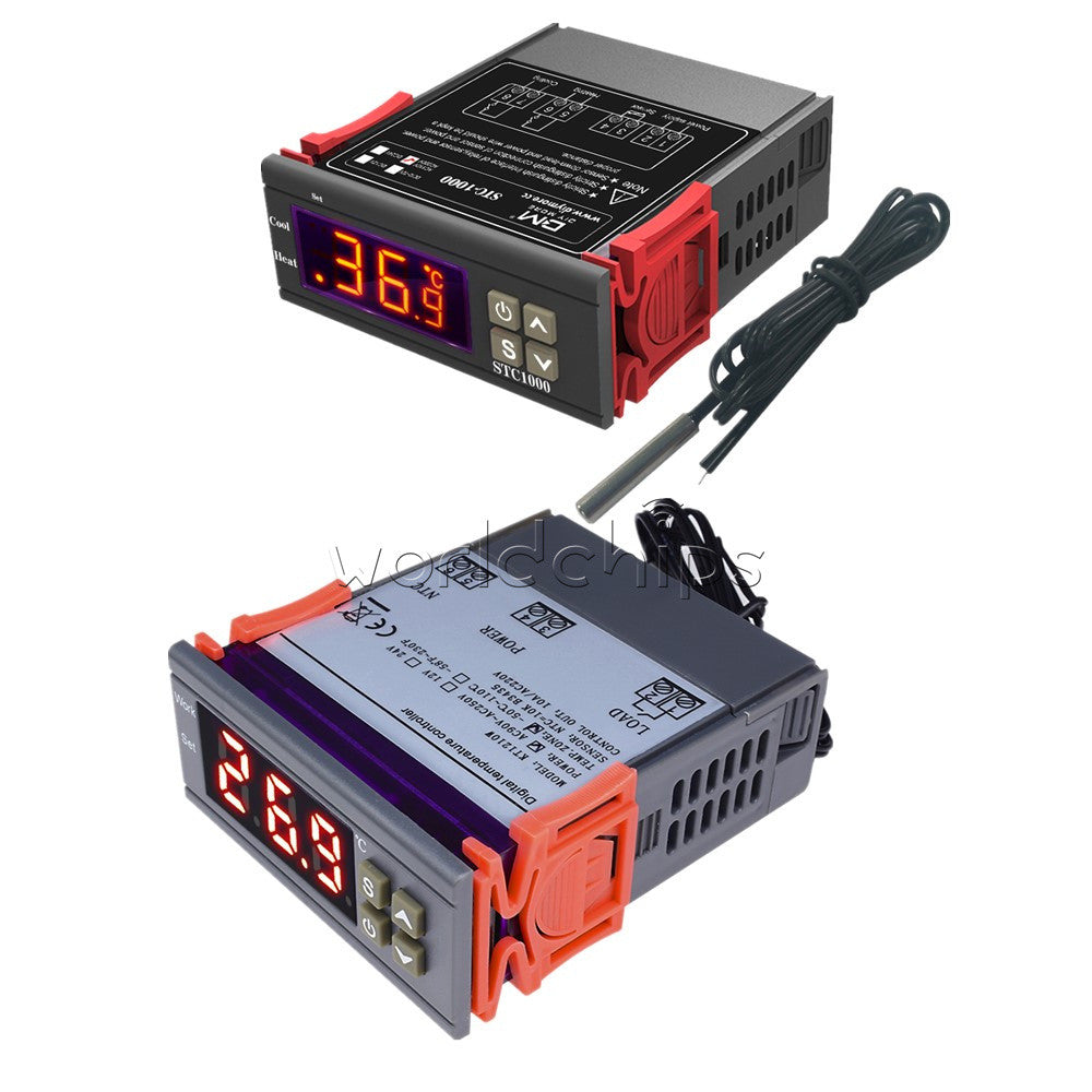 MH1210W STC-1000 Digital 90~250V/110-220V Temperature Controller Thermostat
