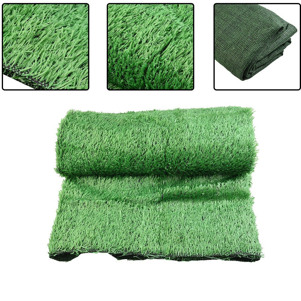 Artificial Grass Carpet Green Fake Synthetic Garden Landscape Lawn Mat Turf,