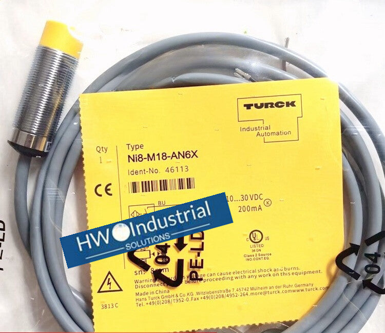 1PCS TURCK Inductive Sensor Proximity Switch NI8-M18-AN6X
