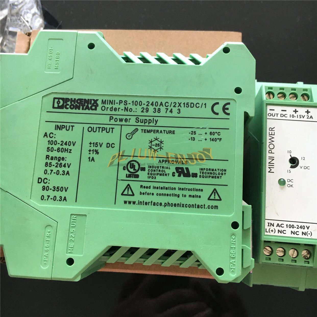 1PCS Phoenix Contact MINI-PS-100-240AC/2X15DC/1 power supply 2938743/da #P