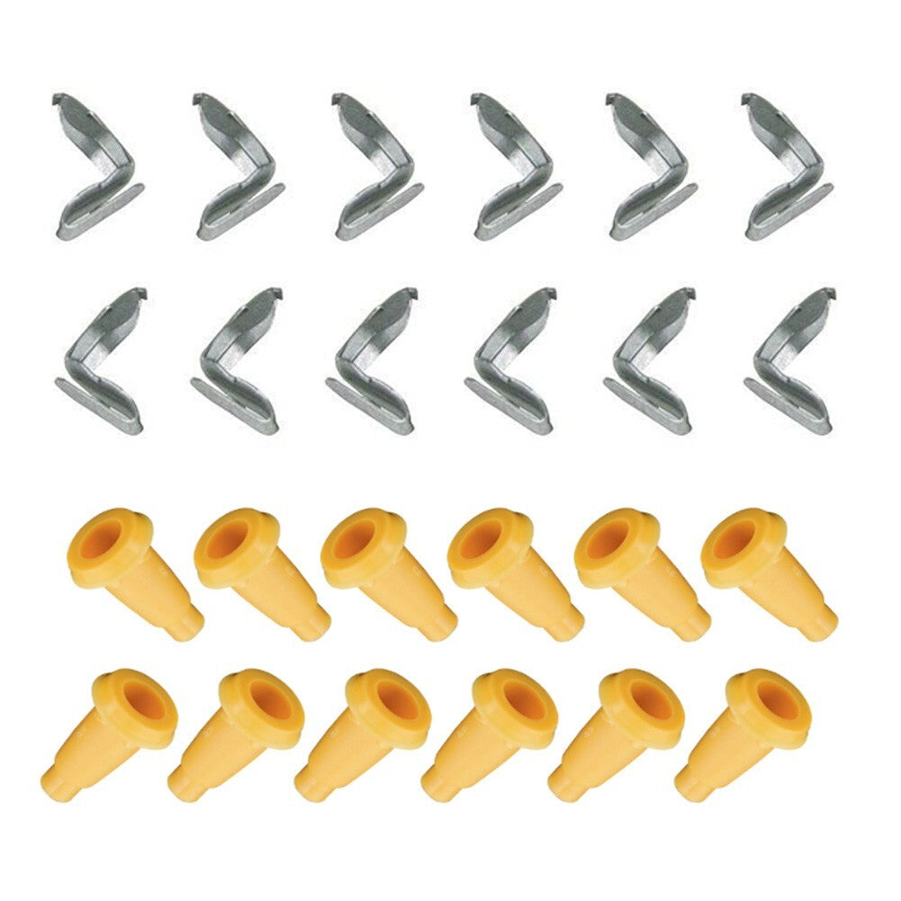 24Pcs/Set  Front Door Panel Frame Plugs & Door Panel Clips For Chevy For Camaro