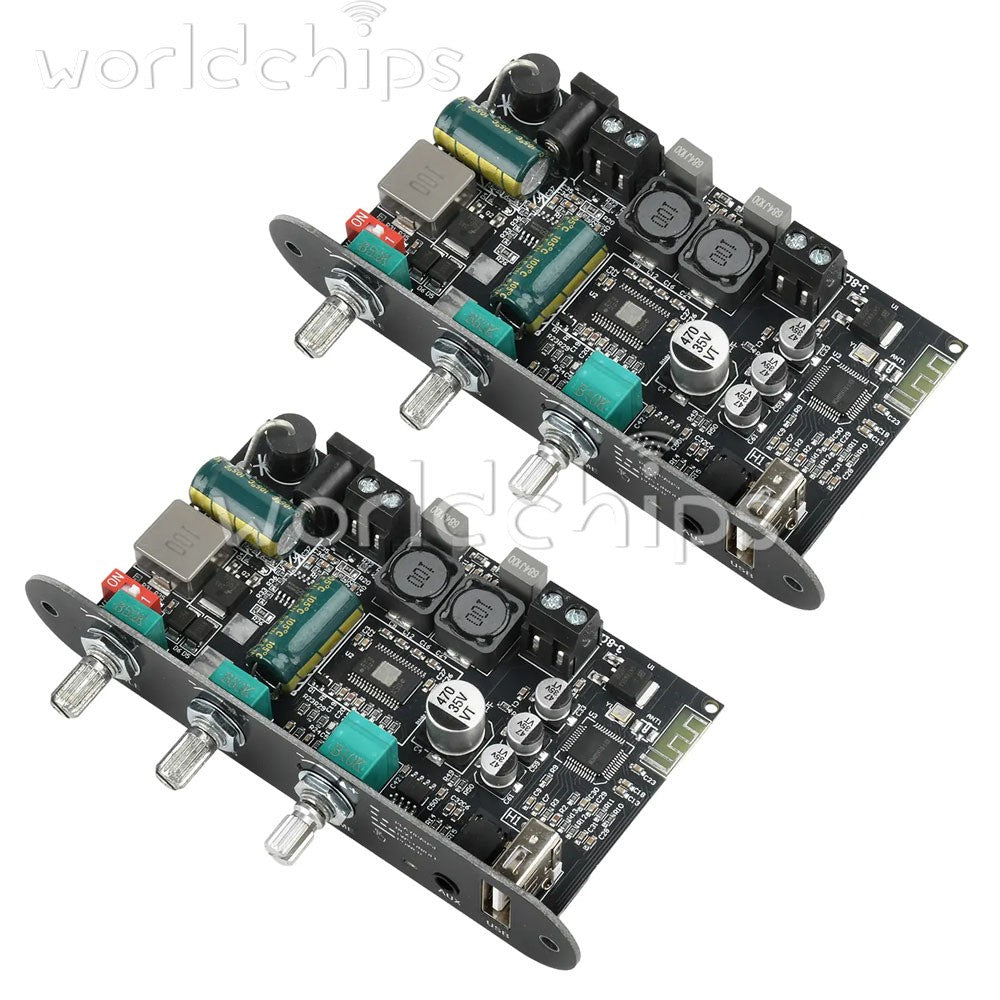 1-10PCS ZK-1001U 100W Mono Bluetooth Audio Power Amplifier Module TPA3116D2 Lot