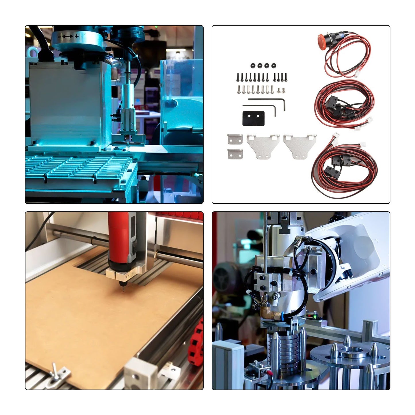 Precision Limit Switch and Stop Button for CNC Engravers For 3018 Series