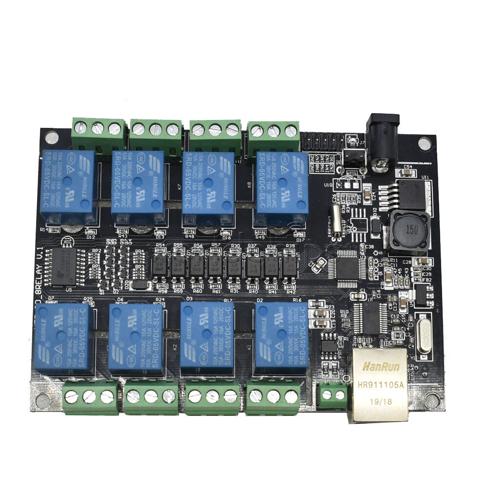 NC-1000 RJ45 TCP/IP Remote Control 8ch Relay 250V AC Network Controller Module