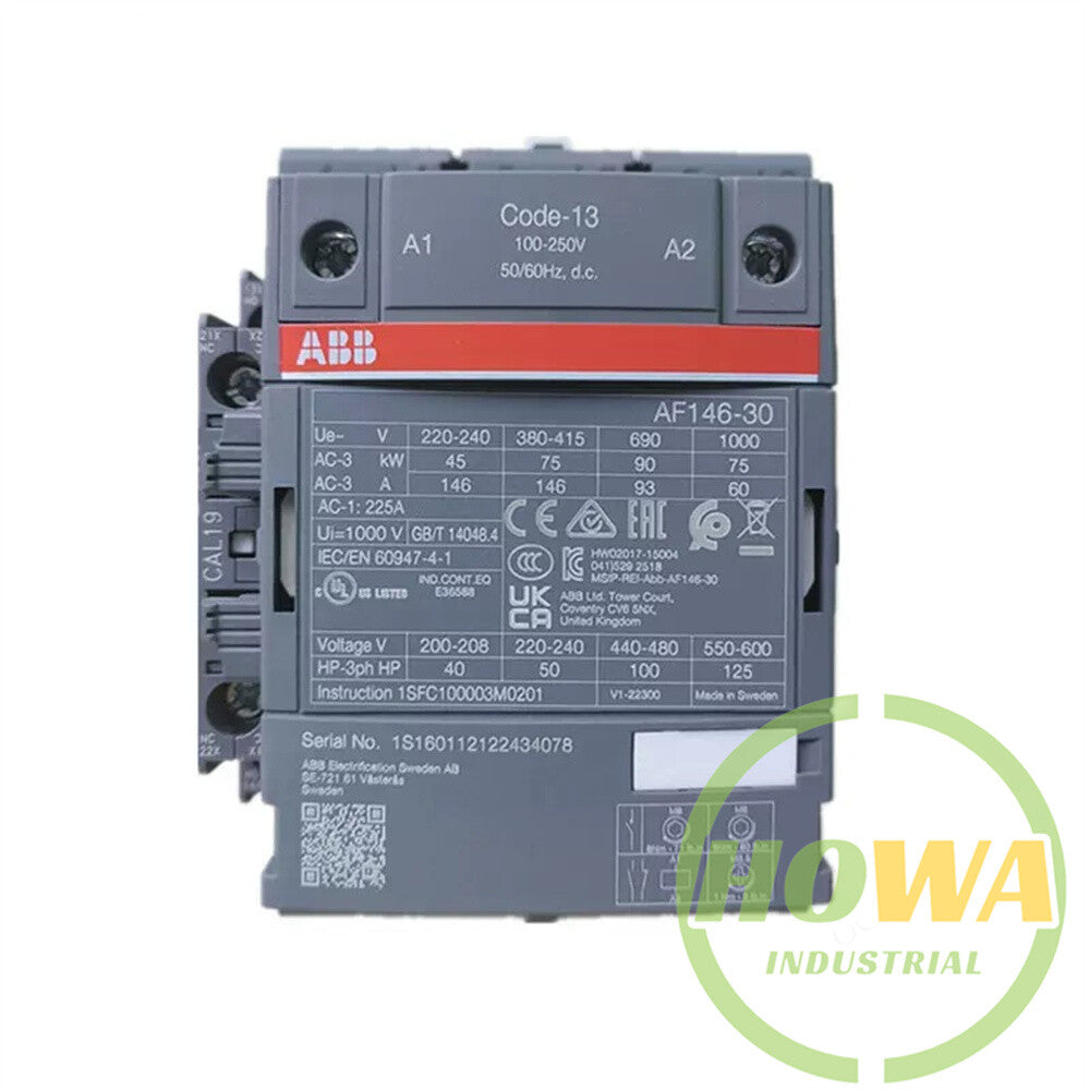 1/piece  ABB Contactor AF146-30-11-13 Coil Voltage 100-250V