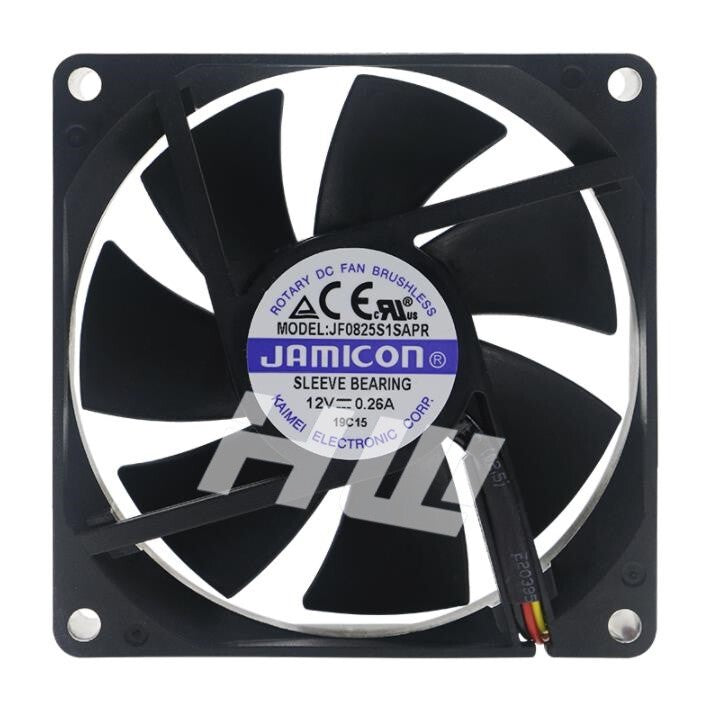 1Pc   JF0825S1SAPR 8025 12V 0.26A JAMICON inverter UPS power fan