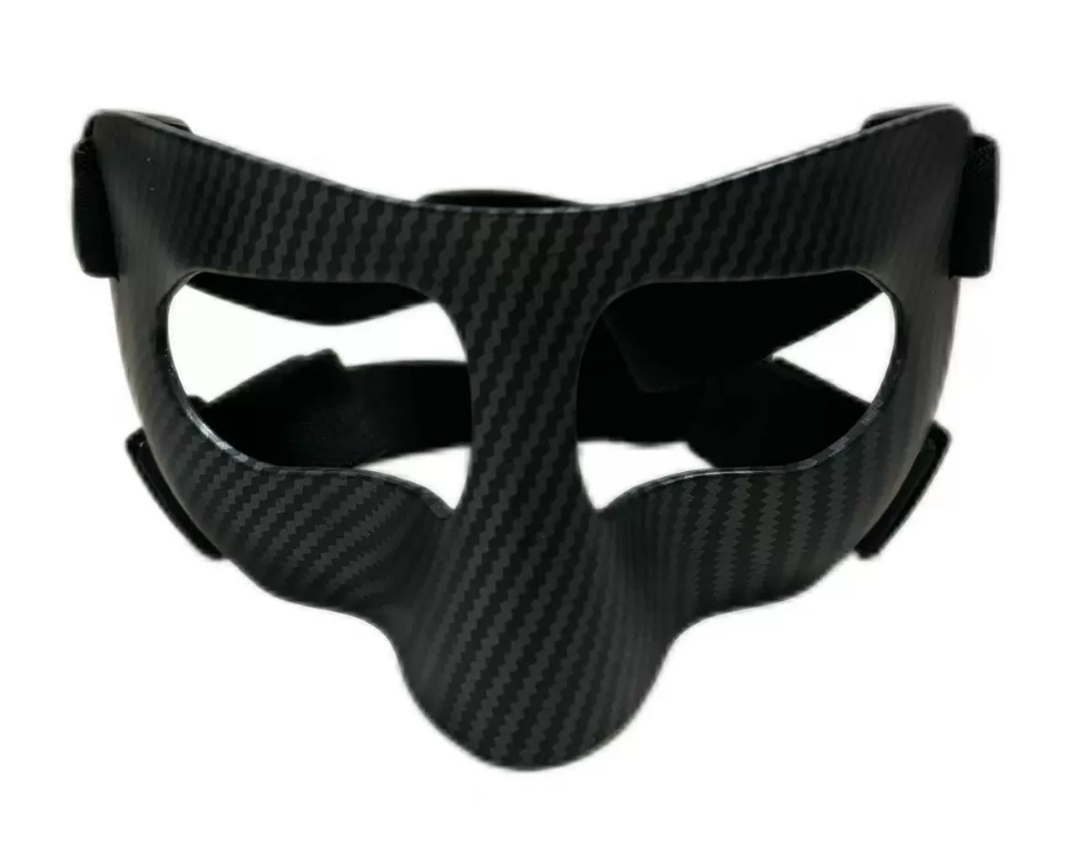 Intense Sports Activities Carbon Fiber Face Mask Adjustable Nose Protector