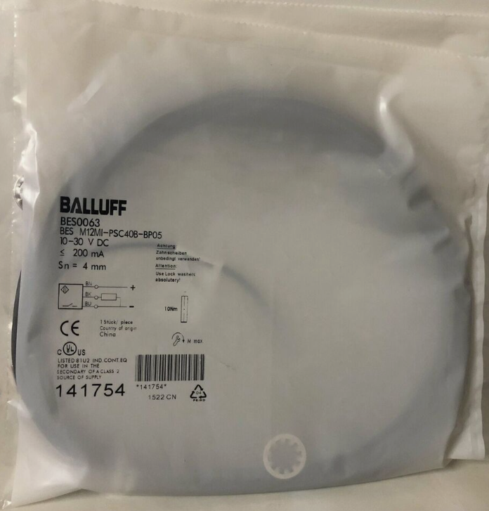 For BALLUFF BES M12MI-PSC40B-BP05 (BES0063)Inductive Standard Sensors PNP