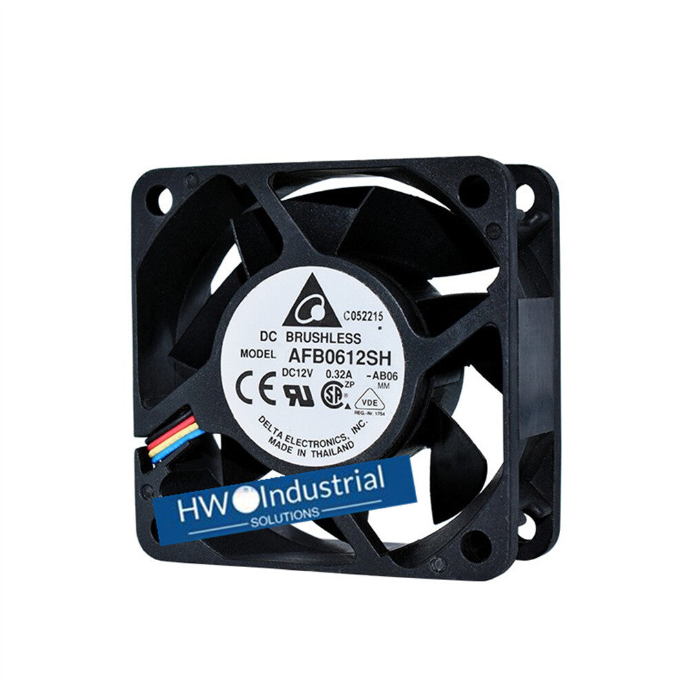 1/piece Delta AFB0612SH 4-wire 12V 0.32A 6025 6cm PWM Temperature Control Fan