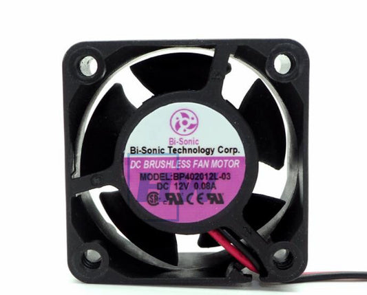 1Pc   Bi-Sonic 4020 BP402012L-03 DC12V 0.08A 4CM Radiator Fan