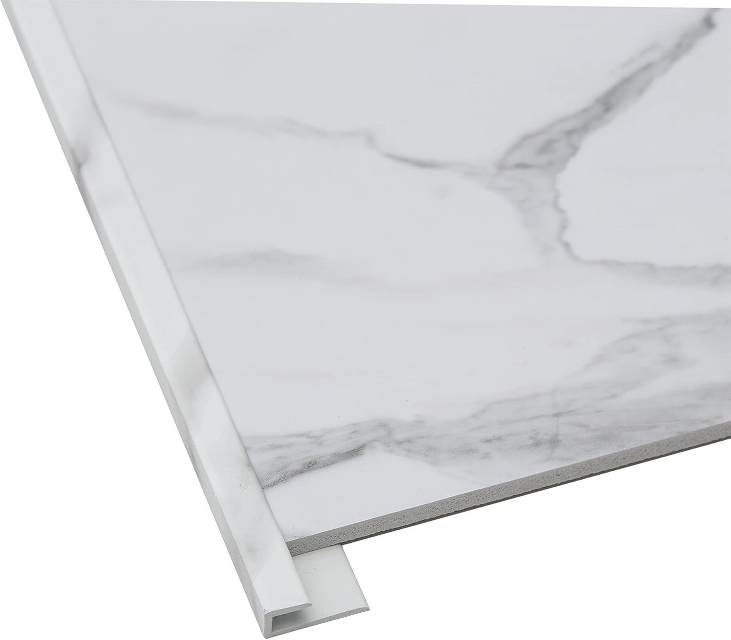 94-inch Vinyl Trim Kit, Carrara Marble Pattern