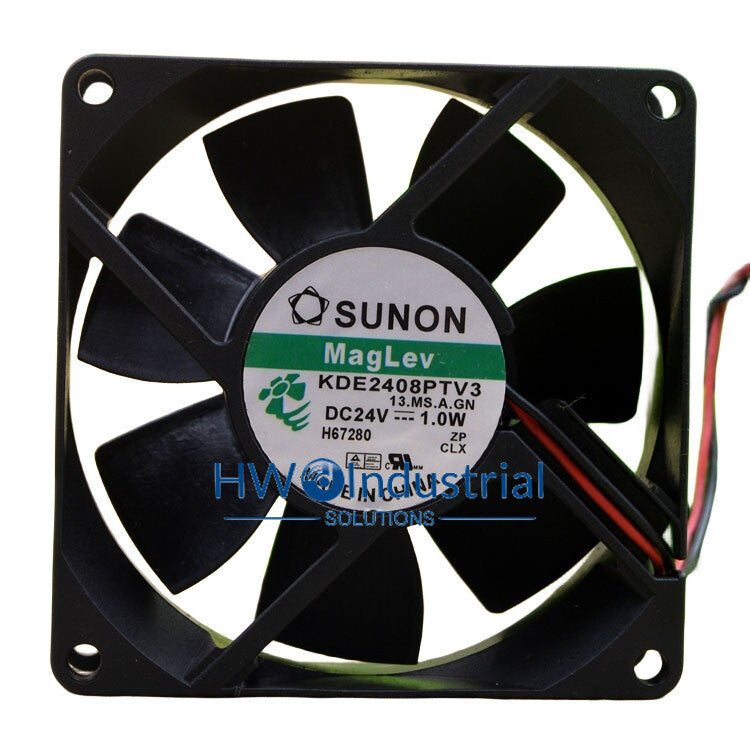 1PC KDE2408PTV3 24V 1.0W 8CM SUNON Inverter Cooling Fan Size 80*80*25 mm