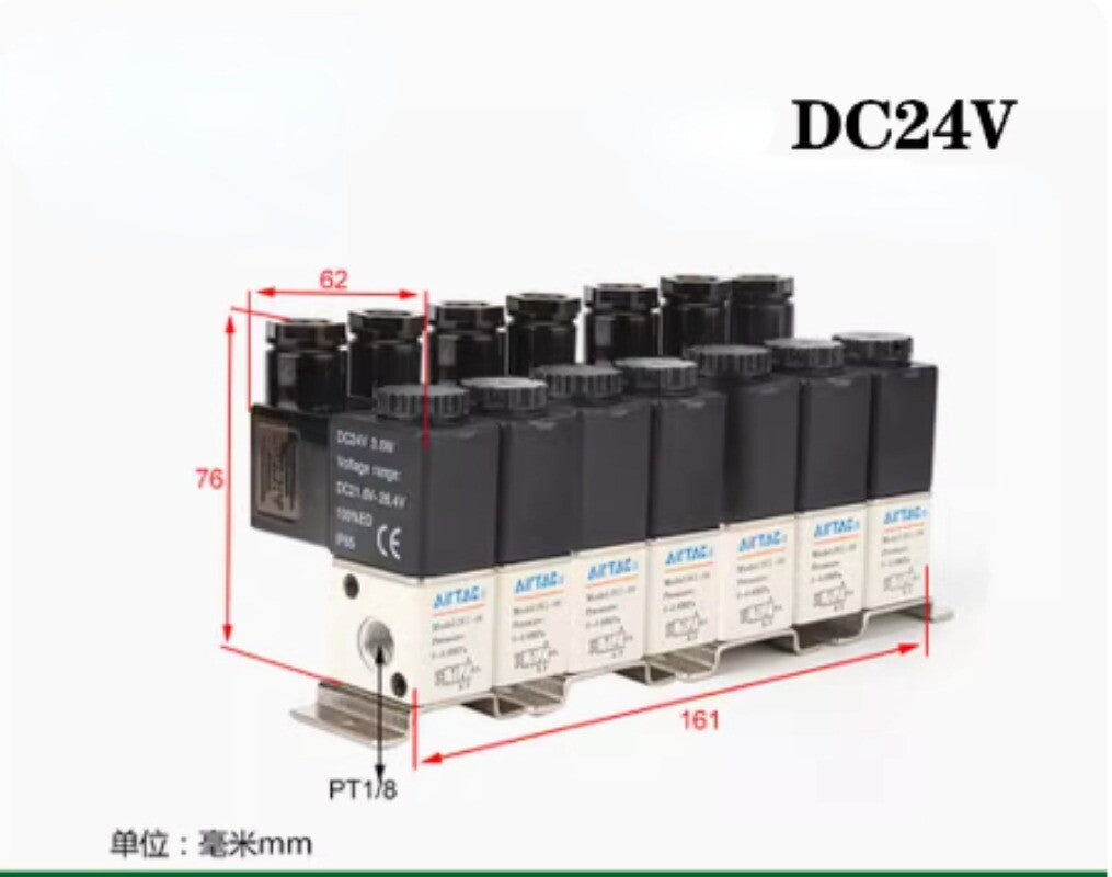 1pcs AirTAC Solenoid Valve 3V106B7F Integral Valves DC24V