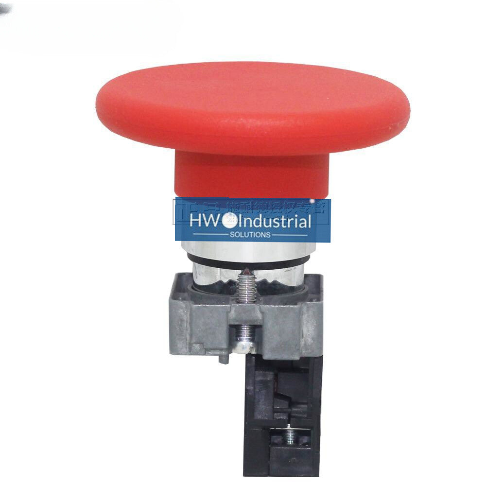 1PC  Red Mushroom Head Self Reset Button Switch XB2BR42C XB2-BR42C 1NC