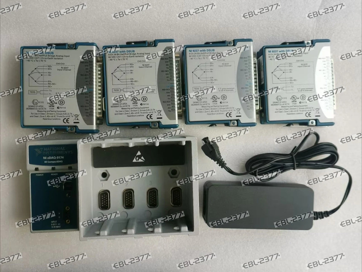 National Instruments NI cDAQ-9174 Chassis w / 4PCS NI 9237 Input Module