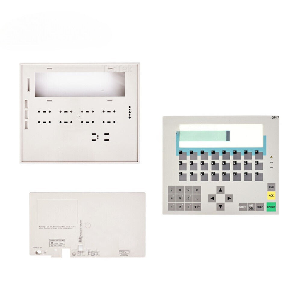 Plastic Cover for 6AV3617-1JC00-0AX1 OP17 Front and Back Case Housing + Keypad