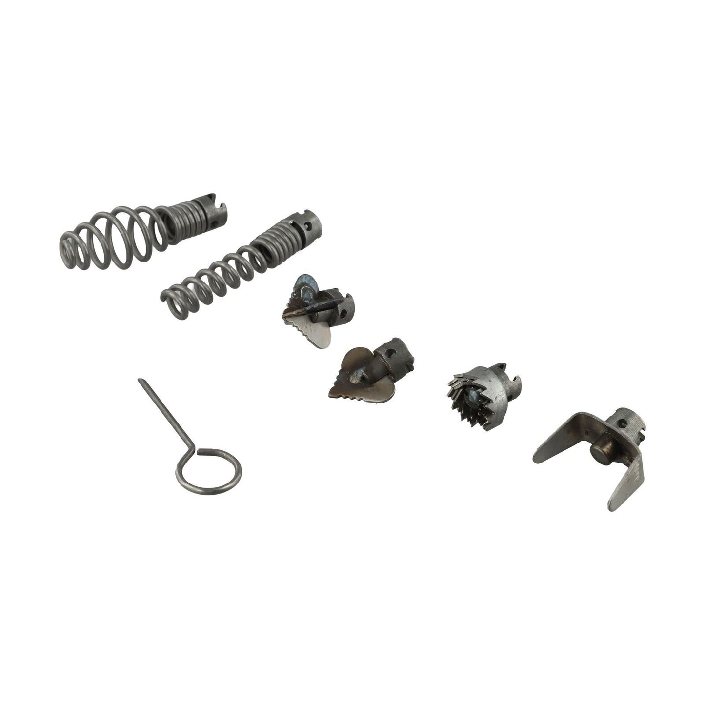 Drain Snake Attachment with 7PCS Cutting Heads for Efficient Clog Solutions