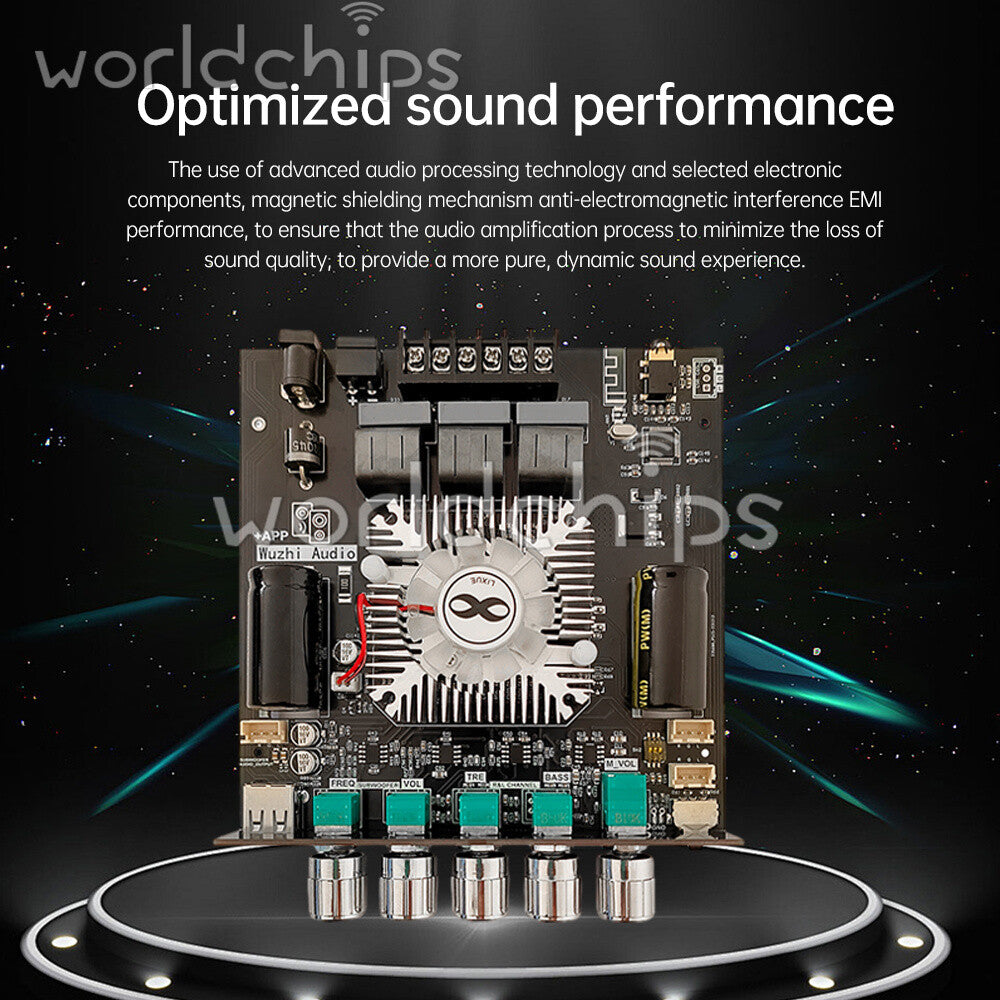 TDA7498E HT21 Bluetooth HIFI Digital Power Audio Amplifier Board 160Wx2+220W