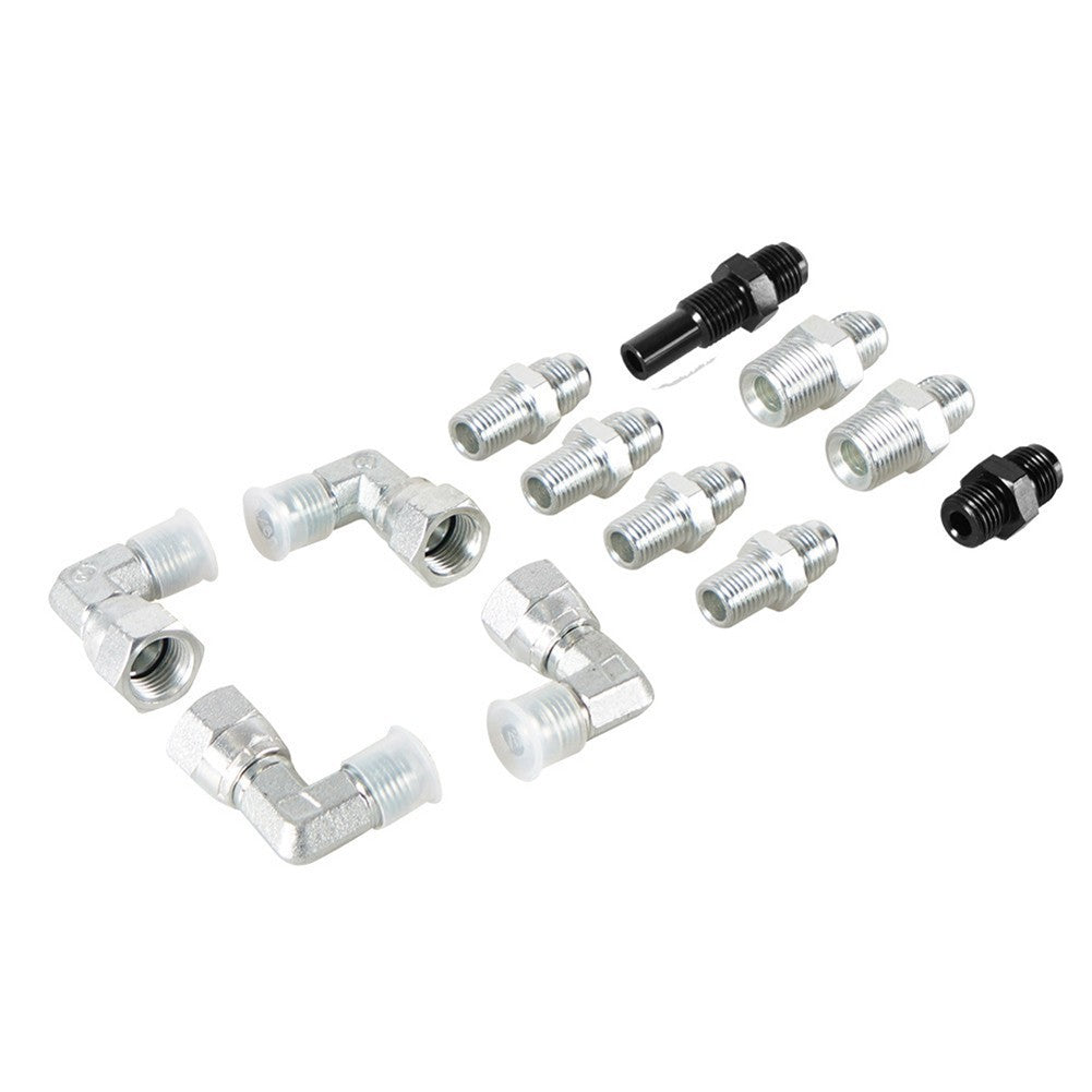 Stainless Steel Flexible Transmission Cooler Lines Kit 6AN for 4L60E 4L80E