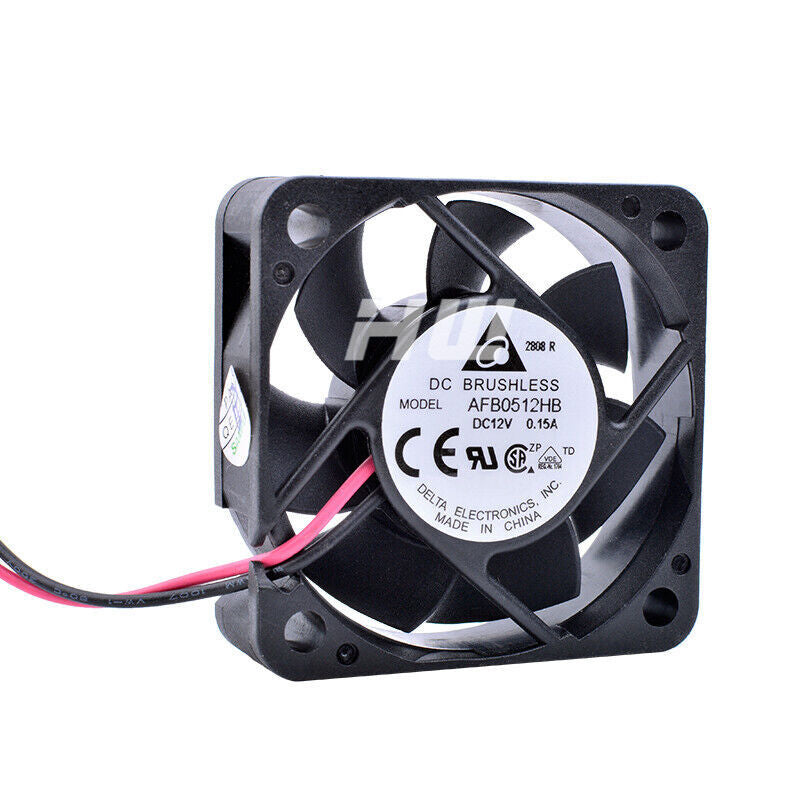 DELTA AFB0512HB 5cm 5015 50x50x15mm DC 12V 0.15A 2pin cooling fan