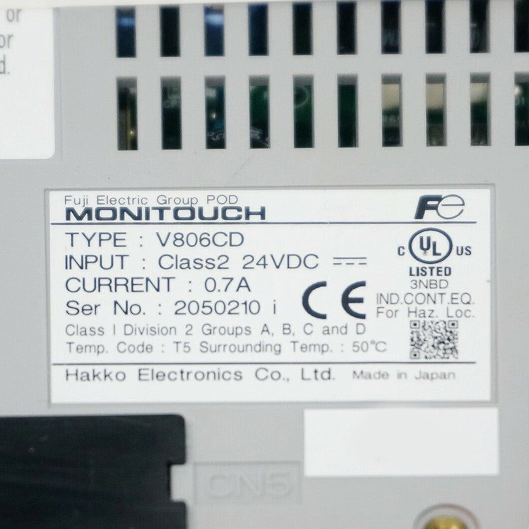 1PCS FUJI V806CD Touch Screen PLC Processors Module