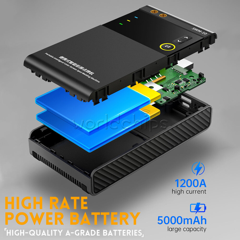 FNIRSI SWM-10 Battery Welding Machine Portable Spot Welder Machine 18650 Battery