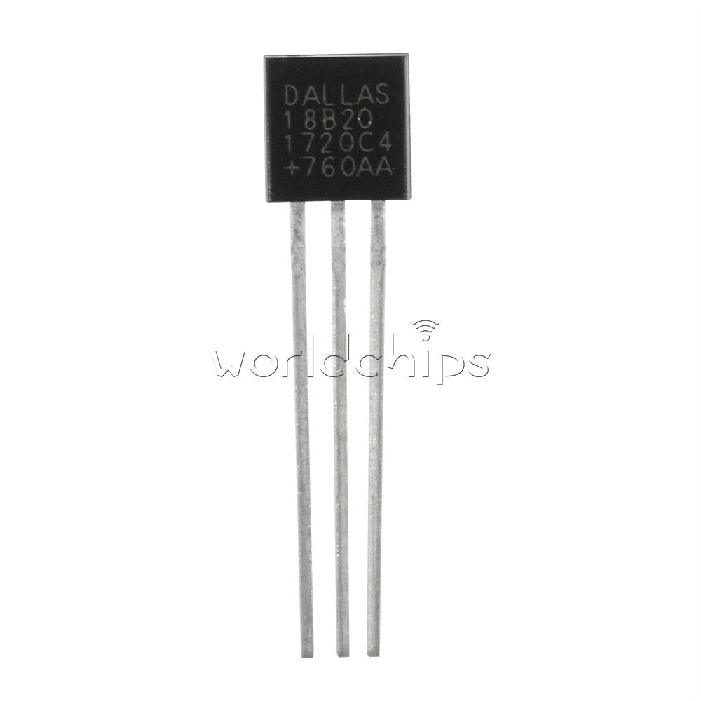 20Pcs DALLAS 18B20 DS18B20 TO-92 Wire Digital Thermometer Temperature IC Sensor