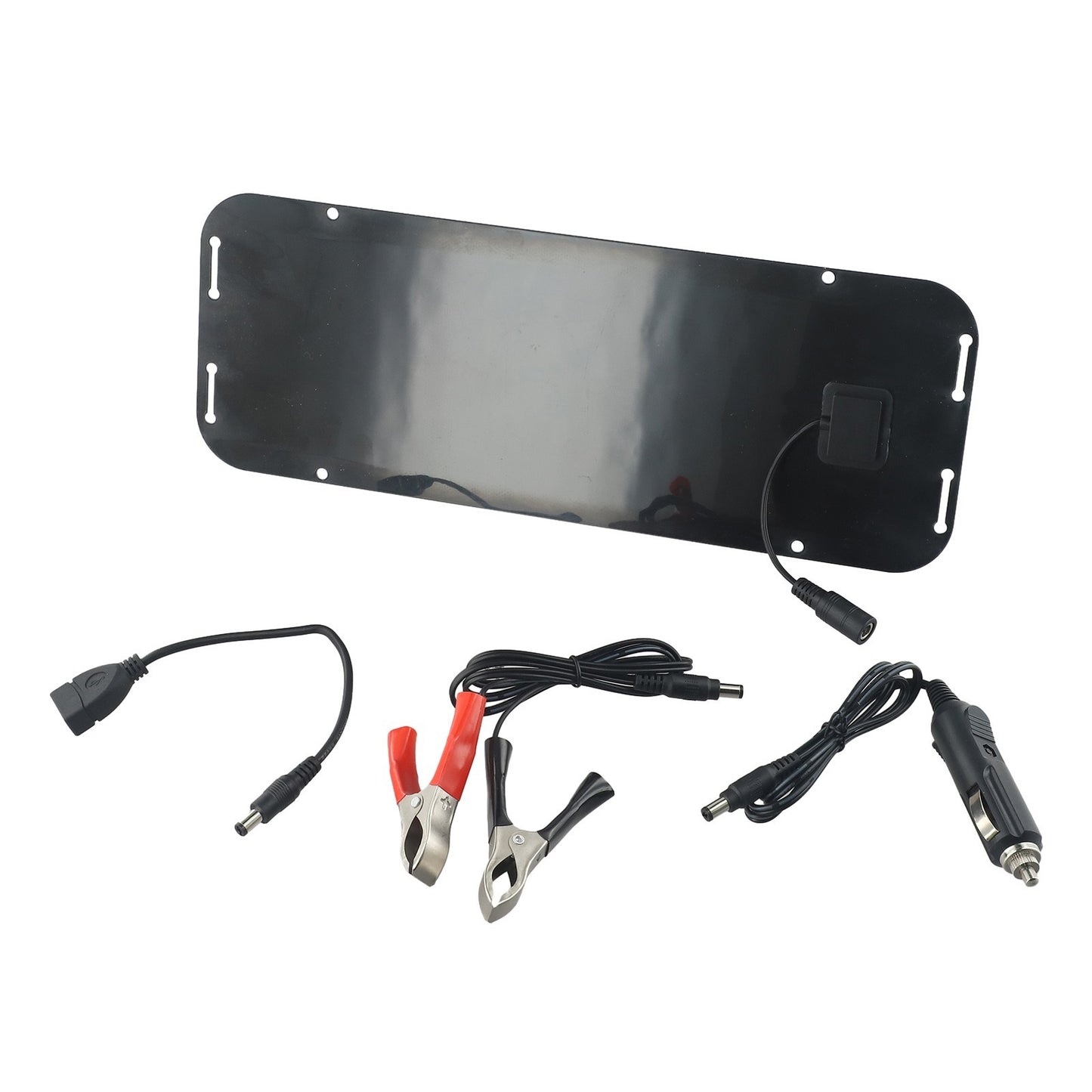 Waterproof 60W Solar Panel Trickle Battery Charger for Car Van Boat Kit