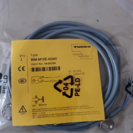 1PC   TURCK Inductive Sensor BIM-M12E-AG4X Proximity Switch