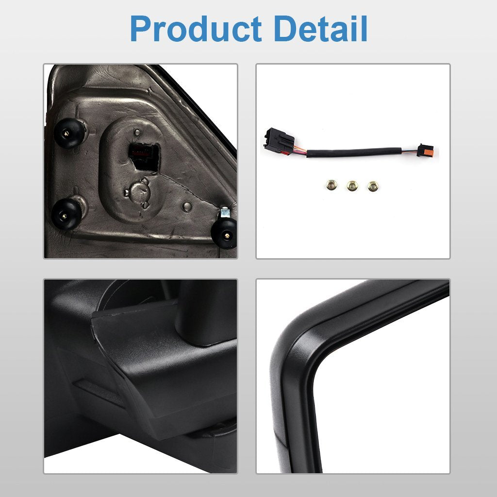 Passenger Side Power Heated Tow Mirror For 2004-2014 Ford F150 F-150 Pickup
