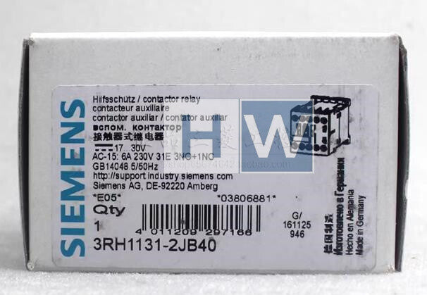 1Pc   Elevator Printing Dedicated Contactor 3RH1131-2JB40