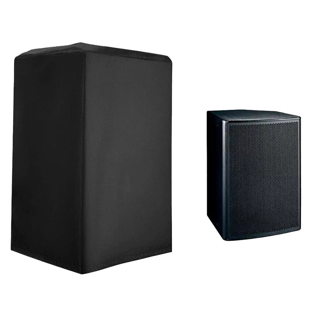 Black Cloth Cover for Powered Upright Speakers Waterproof and Dust Protection