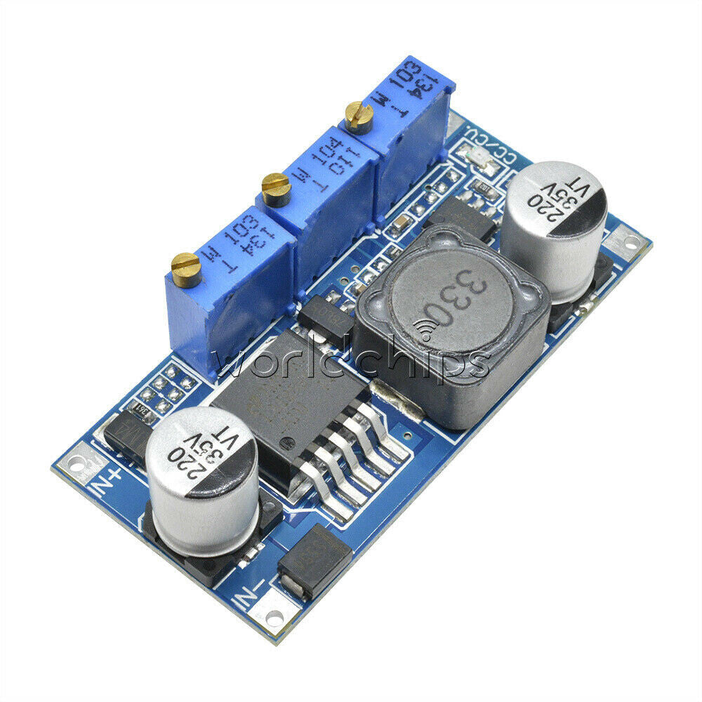 10Pcs DC-DC LM2596 Step-down Adjustable Power Supply Module CC-CV LED Driver