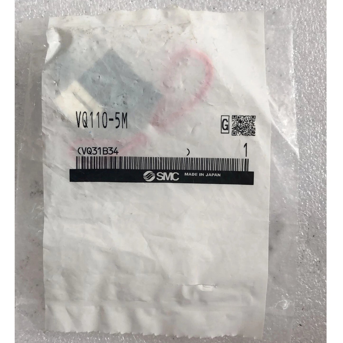 1Pc  SMC VQ110-5M Solenoid valve head Free ship  #P