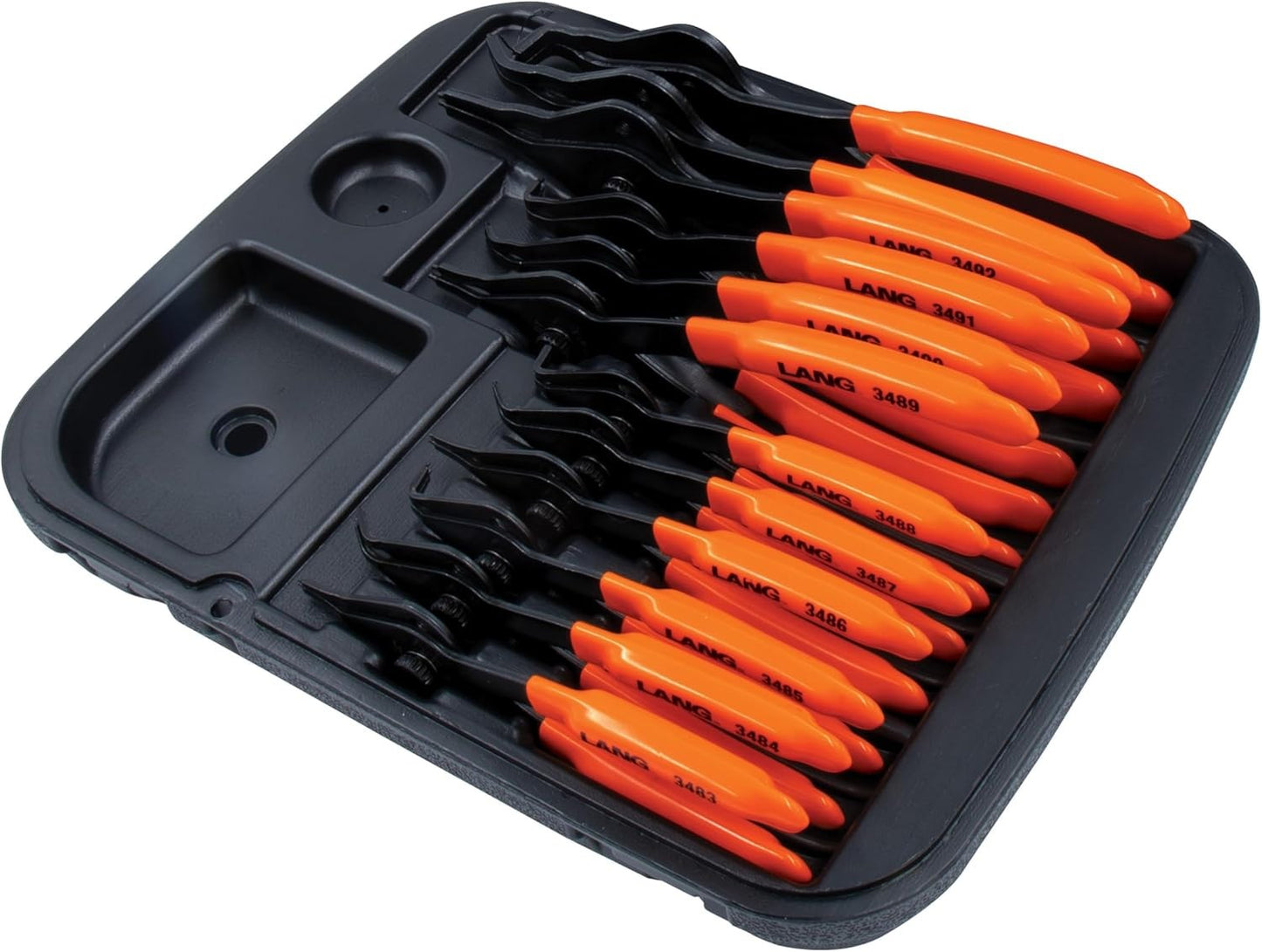12-Piece Snap Ring Pliers Set, 3495, Fixed Tip, Internal/External