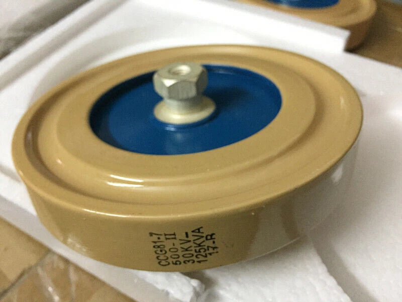 1x High Voltage Ceramic Capacitor CCG81-7 500PF 500-II 30KV 125KVA