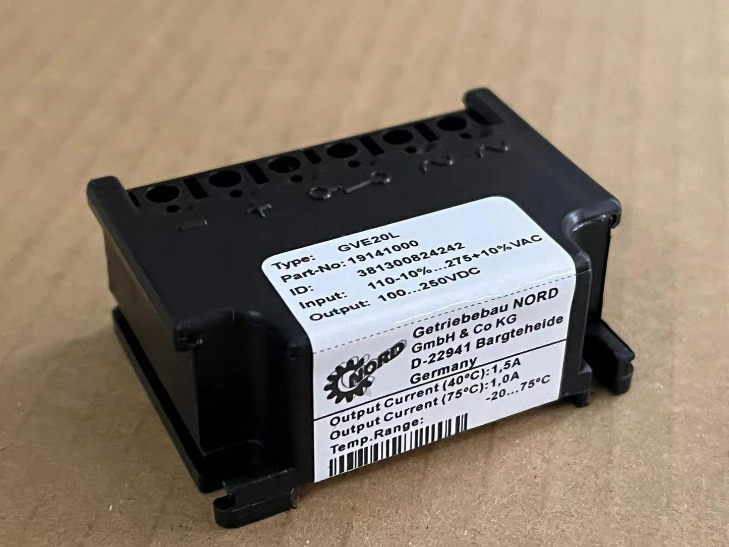 GVE20L  AC 110-275V DC 100-250VDC full wave motor brake rectifier