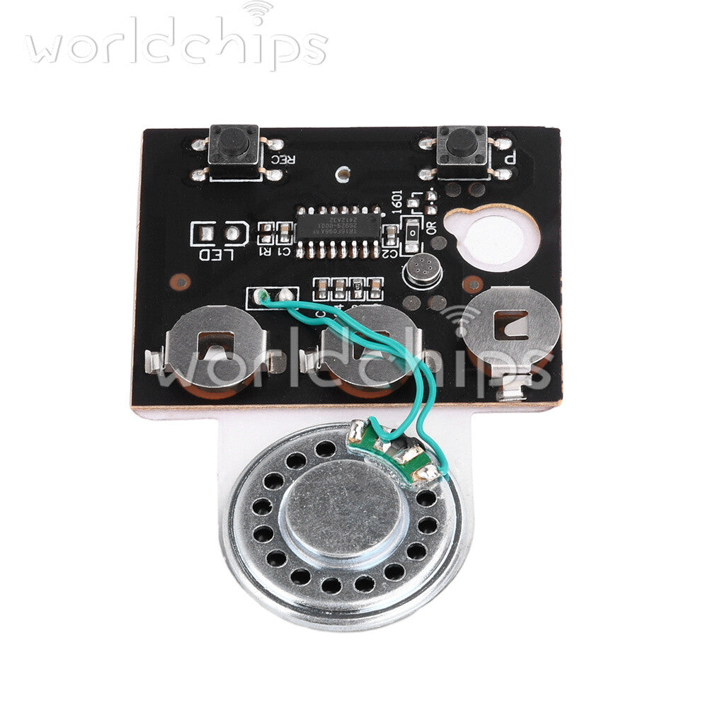 130PCS 30s Greeting Card Recordable Voice Chip Music Box Sound Module + Battery