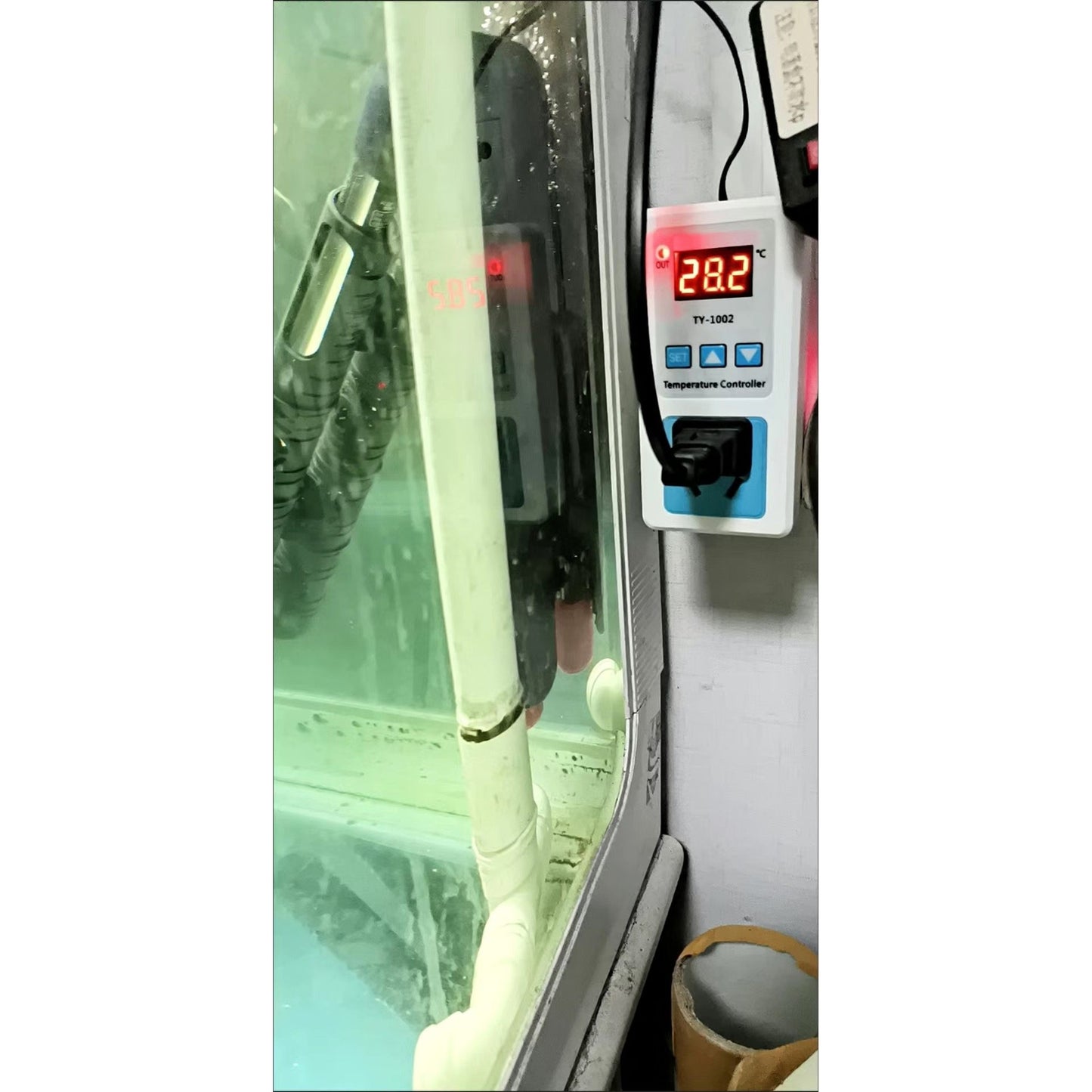 220V Temp. Controller Adapter for Fish Tank Aquarium Greenhouse Heating Control