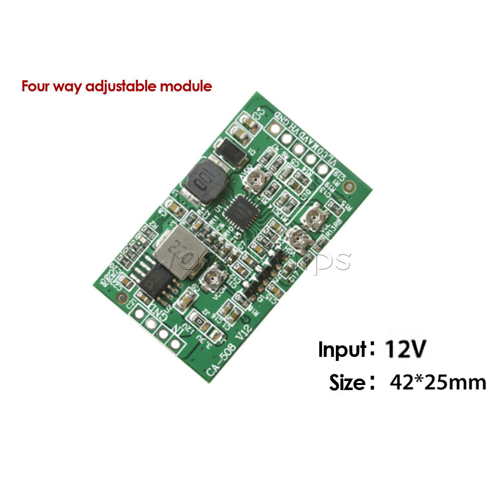 CA-408/CA-508 12v Boost Board module Four Channels Adjustable For Lcd Screen