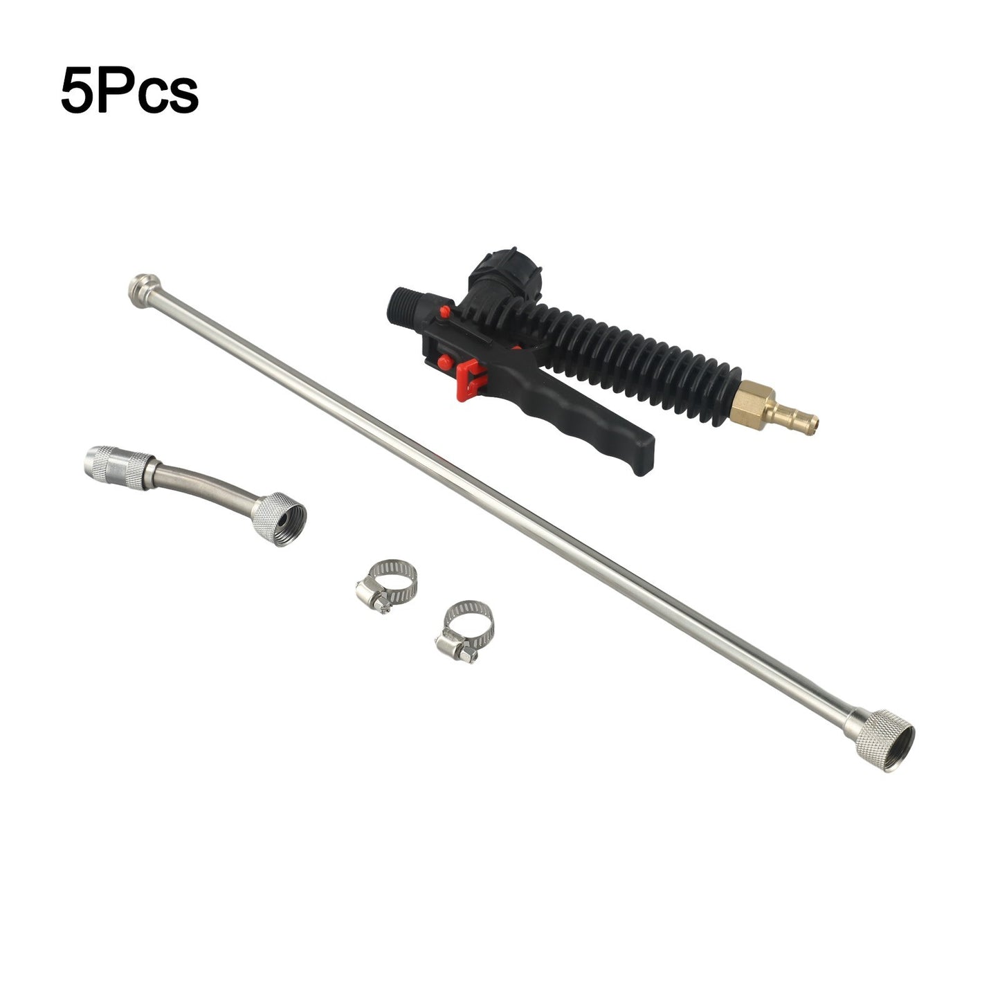 High Pressure Sprayer Wand Secure Leak-Free Connection Stainless Steel Tube