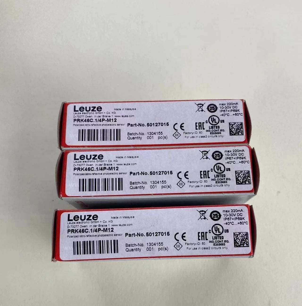 1pc Leuze PRK46C.1/4P-M12 50127015 replace PRK 46B/44.01-S12 50104393 transducer