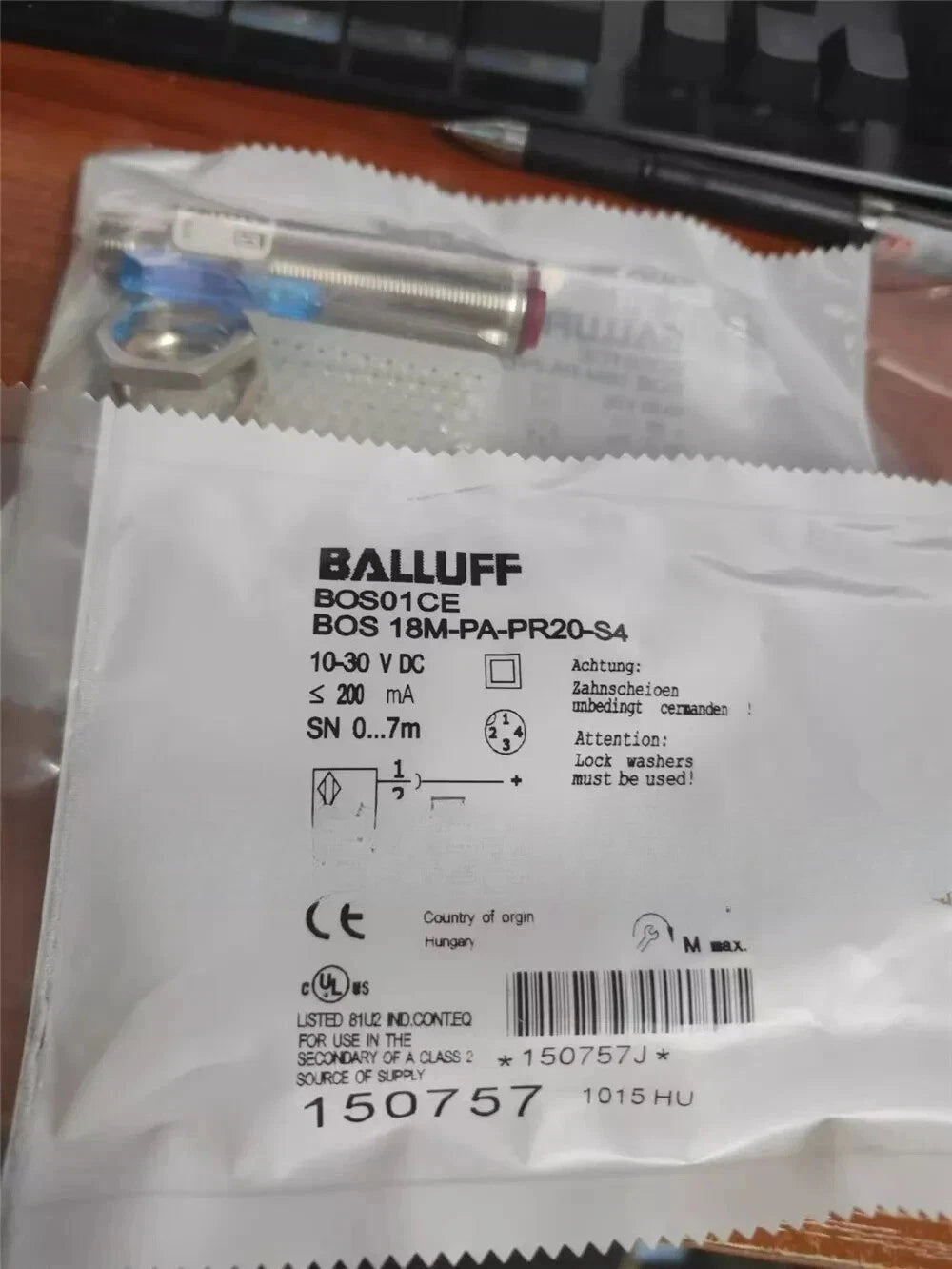 1PCS  FIT FOR BALLUFF BOS01CE BOS 18M-PA-PR20-S4 Proximity Switch