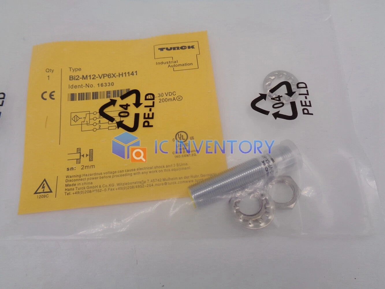 1PCS   TURCK Bi2-M12-VP6X-H1141  Bi2M12VP6XH1141 #P