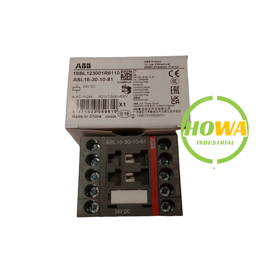1/piece  ABB AC contactor ASL12-30-10-81 24VDC