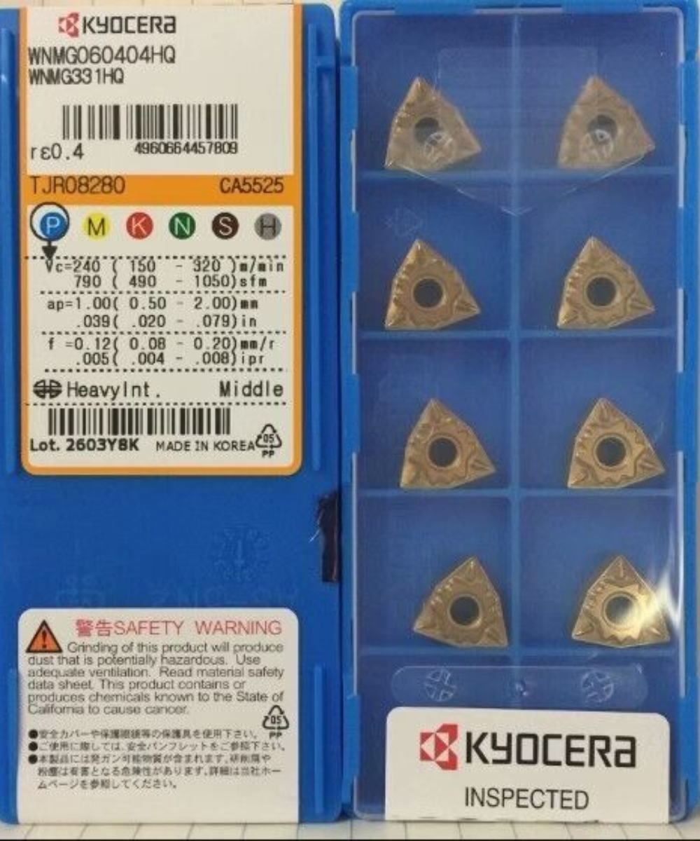 10pcs/Box Kyocera WNMG060404-HQ WNMG060404HQ CA5525 WNMG331HQ Inserts Blade