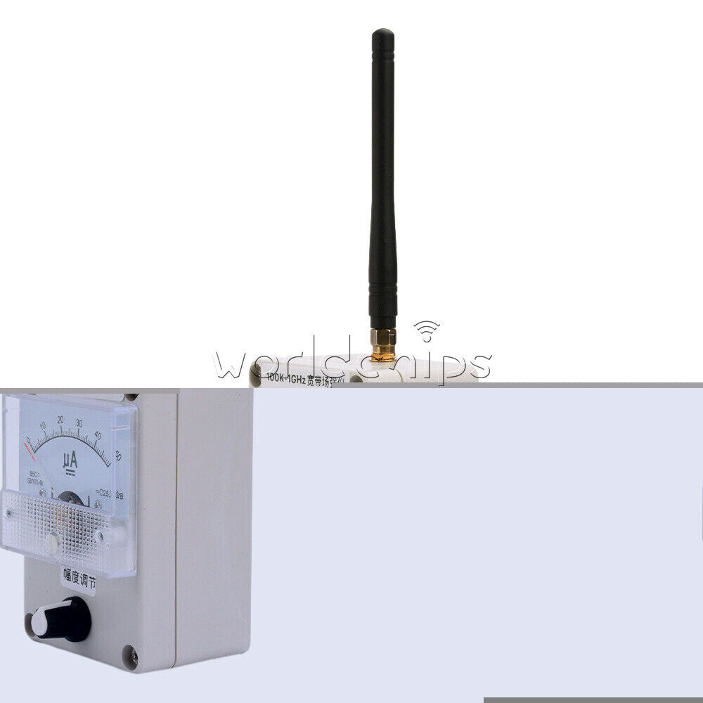 100KHz-1000MHz Field Strength Indicator Meter RF Signal Level Meter + Antenna