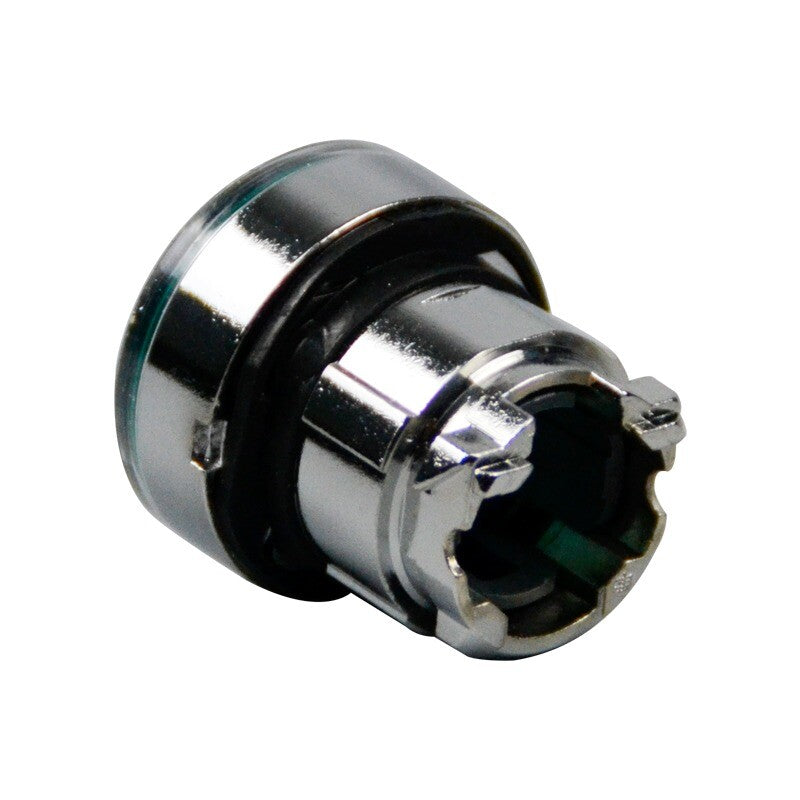 1PC Flat Head With lights  Button Head Green ZB4BW333 ZB4-BW333