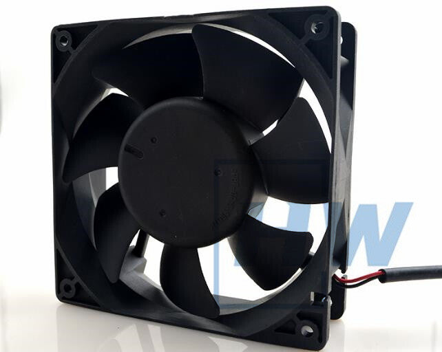 1PC  AFB1224VHE 24V 0.57A 12cm 12038 2-wire Inverter Large Air Volume Fan