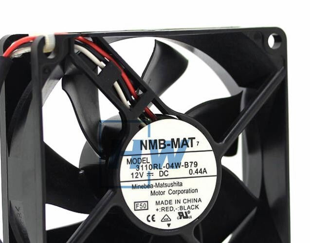 1Pc   NMB 8025 8CM  12V 0.44A 3110RL-04W-B79 Chassis Power Dissipation Fan